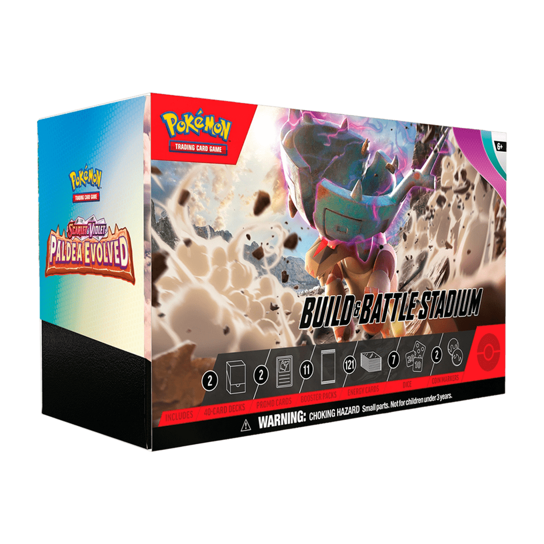 Set TCG Scarlet and Violet Paldea Evolved Build and Battle Stadium - Pokemon